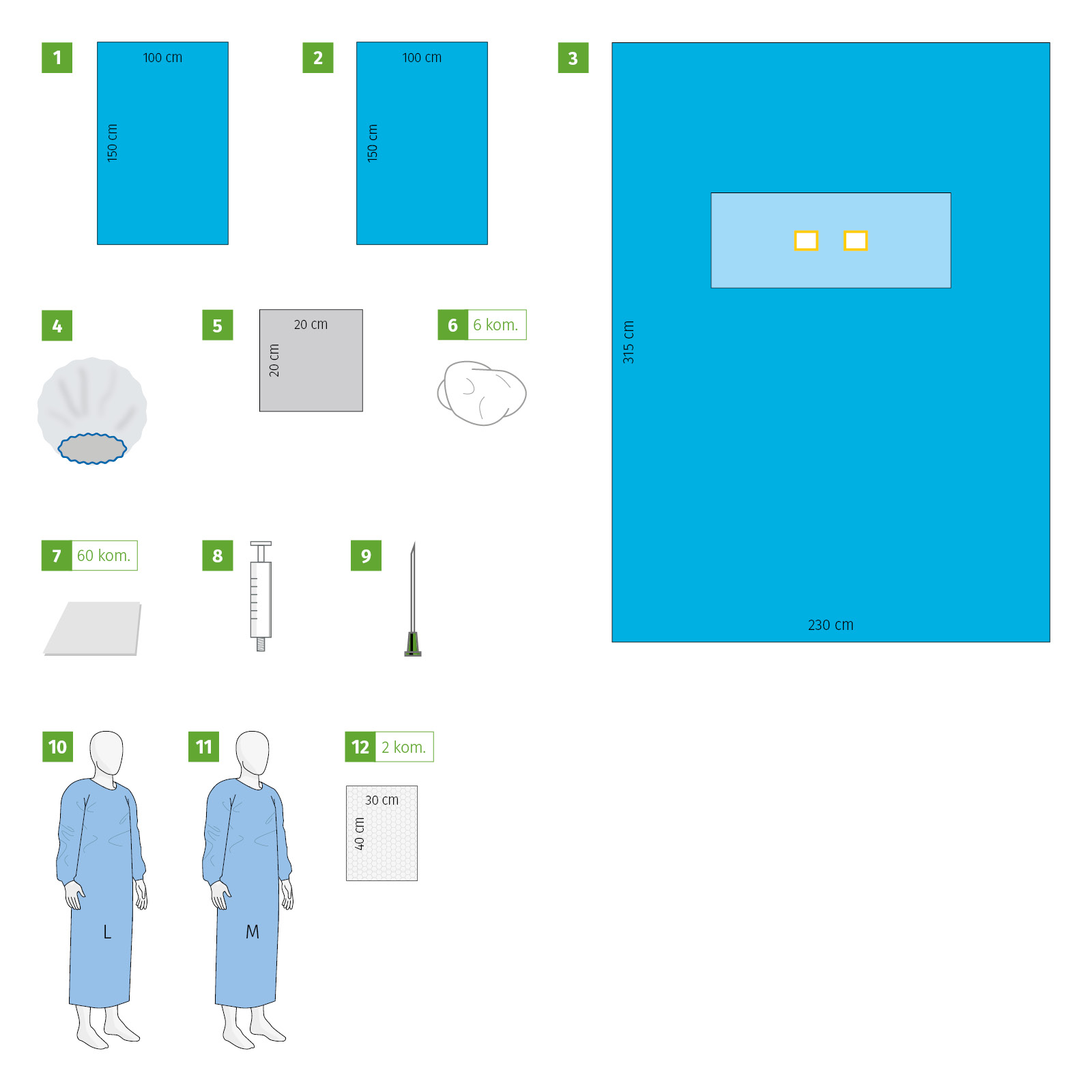 Set za pacemaker I, sterilan