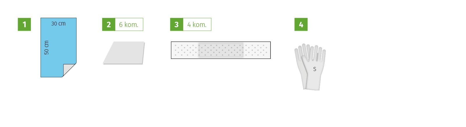 Set za uključenje dijalize II, sterilan